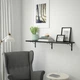 Настінна полиця IKEA BERGSHULT / KROKSHULT 120х30 см чорно-коричнева (893.260.57) - зображення 2