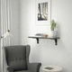 Настінна полиця IKEA BERGSHULT / RAMSHULT 80х30 см чорно-коричнева (793.254.64) - зображення 2