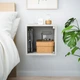 Настінна полиця IKEA EKET 35х35х35 см світло-сіра (393.363.65) - зображення 2