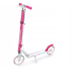 Самокат Raven Dots 200 с ручным тормозом, складной, белый - изображение 1