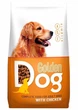 Сухой корм 40 кг Golden Dog для взрослых собак всех пород с курицей - изображение 2