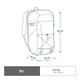 Рюкзак спортивний для туризму Quechua Arpenaz NH100 30 L - зображення 8