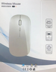 Компьютерная бесшумная USB беспроводная мышка Wireless 2.4 ГГц Mouse оптическая мышь на аккумуляторе (753346680) для пк/планшета (беспроводная мышь) Белая - изображение 13