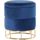 Пуф Gabrie AMF Blue/Golden (мягкий/сталь/ткань Велюр) (547487) - изображение 1