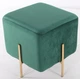 Пуф Ritz AMF Green/Golden (м'який/сталь/тканина Велюр) (547479) - зображення 3