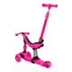 Четырехколесный Самокат велобег 3в1 Best Scooter Розовый - изображение 1