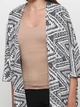 Накидка H&M 0305020-06 XS Черная с белым (KAY2000000715520) - изображение 3