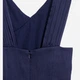 Сукня міді літня жіноча H&M 0623745 32 Темно-синя (KAY2000001300329) - зображення 2