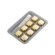 Сталеві кубики для віскі та інших напоїв Moltis Whiskey Stones Gold 8 шт + щипці 10056 - зображення 1