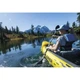 Надувная ПВХ лодка Intex Explorer K2 68307 двухместная байдарка каяк с килем надувным дном с веслами и насосом 312 х 91 см - изображение 8