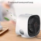 Портативный настольный мини кондиционер климатизатор Air Cooler M201 переносной USB охладитель с увлажнителем и очистителем воздуха на 3 Вт + ночник - изображение 10