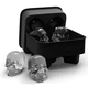 Силіконова форма для льоду Skull Black 4 черепа - изображение 2