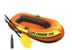 Надувная лодка Intex Explorer 200 185х94 см полутораместная винил с веслами и насосом Разноцветный (IP-173308) - изображение 1