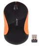 Мышь беспроводная A4Tech G3-270N Black/Orange USB V-Track - изображение 2
