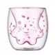 Стакан с двойным дном OLens Розовая лапка 250 мл - изображение 1