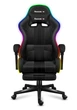 Компьютерное кресло HUZARO Force 4.7 Black RGB ткань - изображение 14