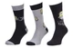 Носки Minions All Over Des Minions / Mot Minion / Minion I Didn'T Do It 3-pack 40-46 gray-black 93153562-1 - изображение 1