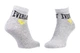 Носки Everlast Quarter Socks 3-pack 35-40 gray 179013 - изображение 1