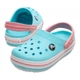 Детские сабо Crocs Juniors' Crocband™ Clog 32 холодно голубой/белый 207006 - изображение 1