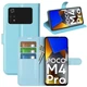 Чехол-книжка Deexe Book Type для Xiaomi Poco M4 Pro 4G - Blue - изображение 1