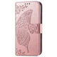 Чехол UniCase Butterfly Pattern для Xiaomi Poco M4 Pro 4G - Rose Gold - изображение 2