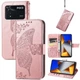 Чехол UniCase Butterfly Pattern для Xiaomi Poco M4 Pro 4G - Rose Gold - изображение 7