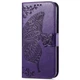 Чехол-книжка с рисунком UniCase Butterfly Pattern для Xiaomi Poco M4 Pro 4G - Purple - изображение 2