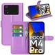 Класичний чохол-книжка Deexe Book Type для Xiaomi Poco M4 Pro 4G - Purple - зображення 1