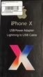 Сетевое зарядное устройство iPhone X 2in1 "MD814" White - изображение 6