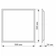 LED панель VIDEX 48W 6000K матовая - изображение 2