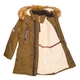 Куртка зимняя для мальчика Anernuo S-1664 130 см Хаки - изображение 3
