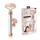 Массажер для лица Flawless Contour Розовый роликовый портативный с 2 насадками - изображение 11