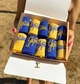 Подарунковий великий бокс літніх жіночих патріотичних шкарпеток з українською символікою 36-40 10 пар жовто-синій - зображення 5
