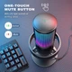 Fifine AmpliGame A8 USB микрофон с RGB подсветкой, поп фильтром, мониторингом в реальном времени - Черный - изображение 6