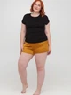 Пижамные шорты женские H&M 807926 L Желтые (KAY2000001003572) - изображение 1