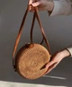 Кругла сумка плетена з ротанга D.Hats колір коричневий - зображення 6