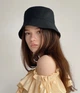 Летняя панамка женская молодежная D.Hats черного цвета - изображение 1
