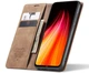 Чохол книжка з магнітом CaseMe Xiaomi Redmi Note 8 Brown (27373-30) - зображення 3