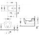 Биде подвесное DURAVIT ME by Starck белое 2288150000 D - изображение 2