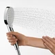 Душевая лейка HANSGROHE Vernis Blend Vario EcoSmart многорежимная 100мм пластик хром 26340000 - изображение 4
