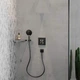 Душевая лейка HANSGROHE Raindance Select с кнопкой 125мм пластик черная 26530340 - изображение 5