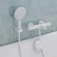 Cмеситель для ванны с термостатом HANSGROHE Ecostat Comfort белый латунь 13114700 - изображение 5