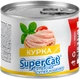 Упаковка вологого корму для котів Super Cat Паштет м'ясний з куркою 16 шт по 200 г (55001CollarPack) - изображение 2