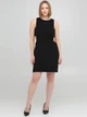 Коктейльное платье футляр однотонное ASOS AD220719-14 3XL (662263XL) Черный - изображение 1