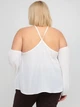 Топ однотонный кэжуал Boohoo LPB030719-53 2XL (644222XL) Белый - изображение 2