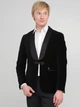 Піджак однобортний однотонний діловий G-Star Raw RCTMIDNIGHT XL (21438XL) Чорний - зображення 1