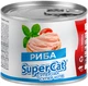 Упаковка вологого корму для кішок Super Cat Паштет м'ясний з рибою 16 шт по 200 г (55004CollarPack) - изображение 2