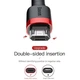 Кабель Baseus Cafule Cable USB to MicroUSB 2A 3m CAMKLF-HG1 Black-Grey - изображение 2