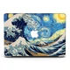 Чехол пластиковый для Apple MacBook Pro 16.2 A2485 Нагасаки Великая Волна (Nagasaki The Great Wave) макбук про case hard cover (36114-1847) (36114-1847) - изображение 3