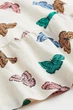Платье бежевое Бабочки H&M 98-104см (40005881) - изображение 2